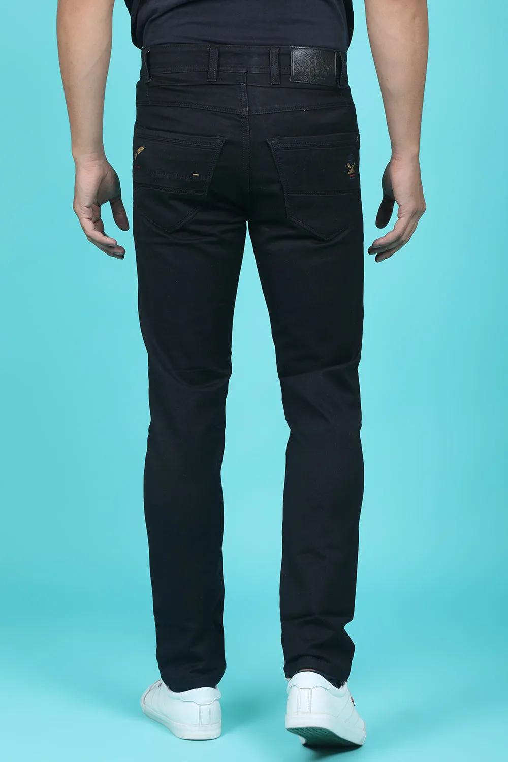 Men's Black Denim Slim Fit RANGER-6019 Jeans