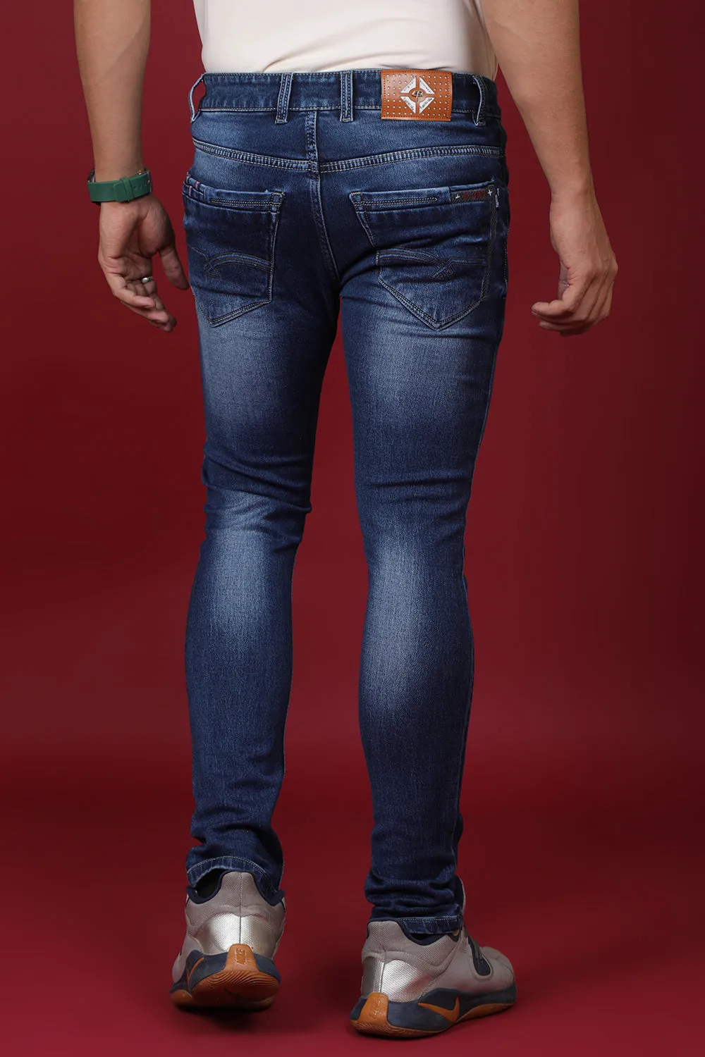 Men's Blue Denim Slim Fit MD-7278 Jean
