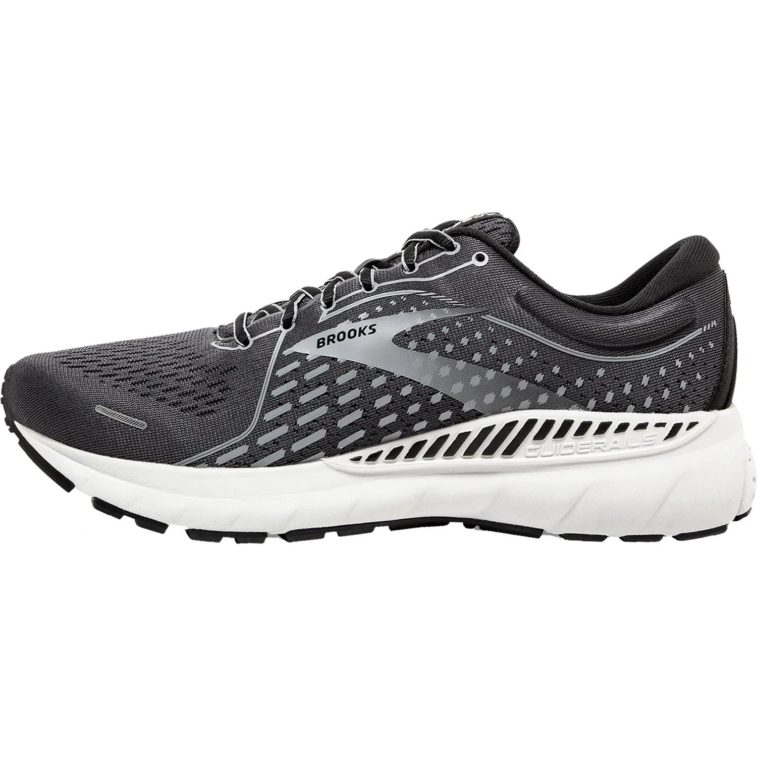 Men's Brooks Adrenaline GTS 21 Black/Blackened Pearl/Grey Mesh