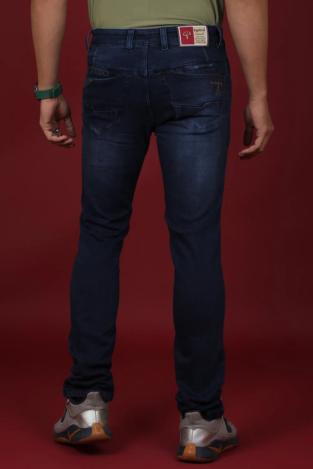 Men's Dark Blue Denim Slim Fit QLC-5265 Jean