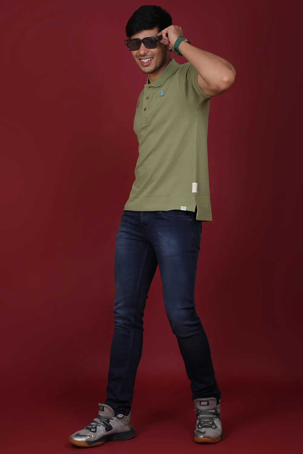 Men's Dark Blue Denim Slim Fit QLC-5265 Jean