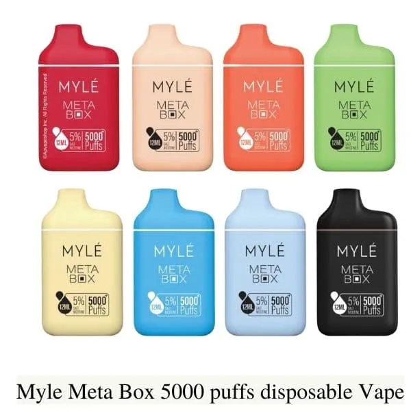 Myle Meta Box Disposable Vape 5000 Puffs (5% Nicotine)