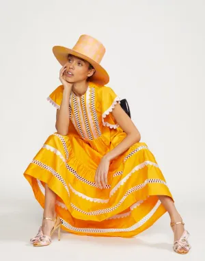 Nairobi Scallop Embroidered Kaftan
