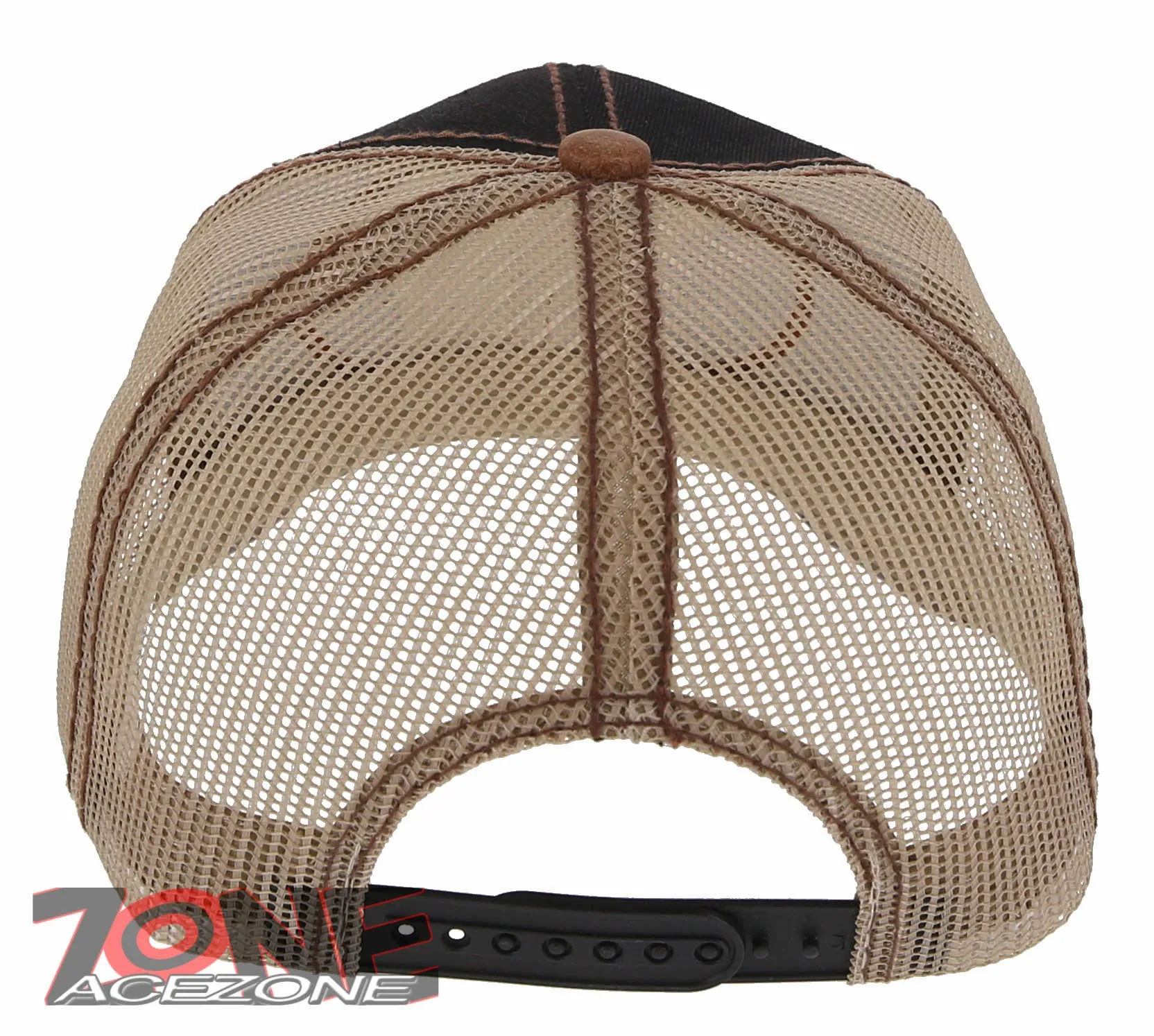 NEW! COW SKULL BULL HEAD RODEO HORSE SHOE STAR TRUCKER BALL CAP HAT BLACK TAN