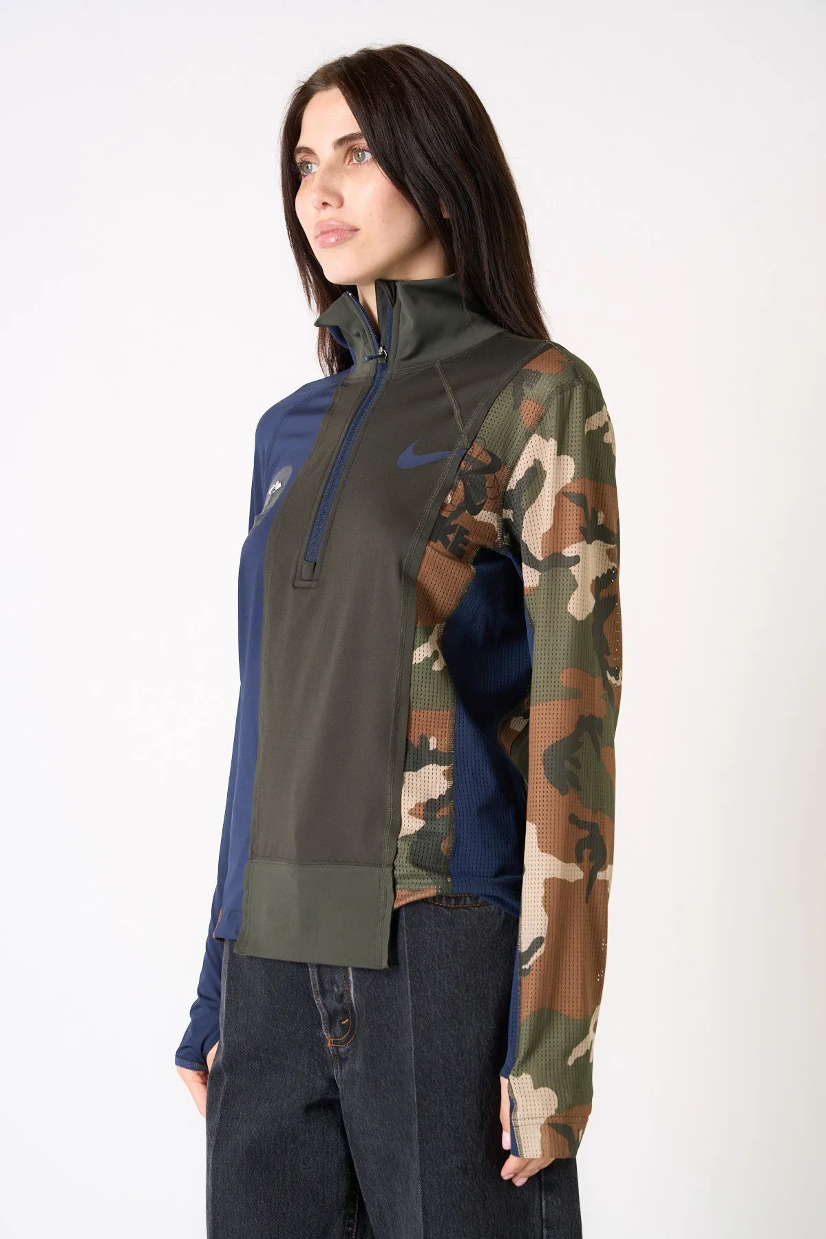 NIKE X SACAI | NRG HALF ZIP RUNNING JACKET