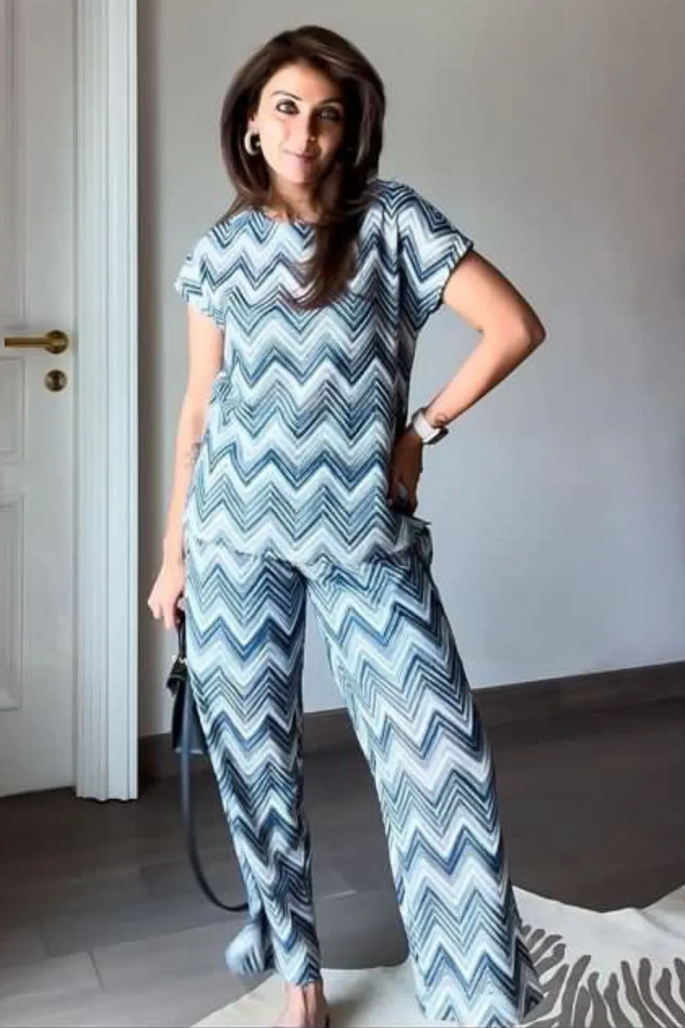 Nriti Shah In Our At Ease Knit Co-ord Set