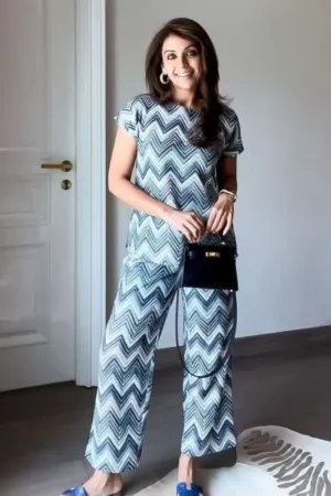 Nriti Shah In Our At Ease Knit Co-ord Set