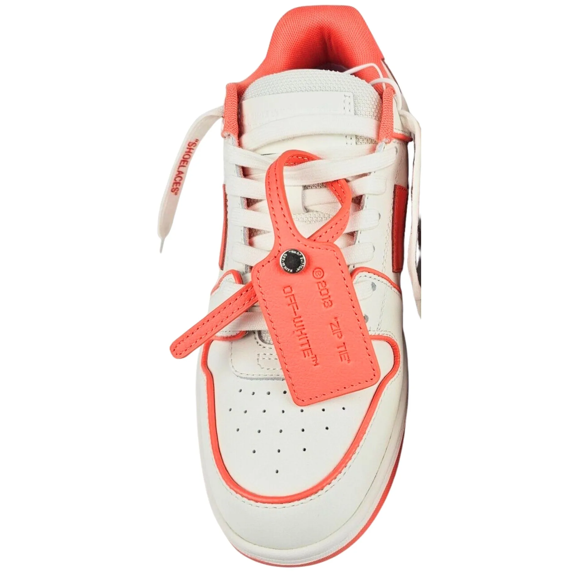 Off White Mens Sneakers Owia259S23Lea0070126 Coral Red