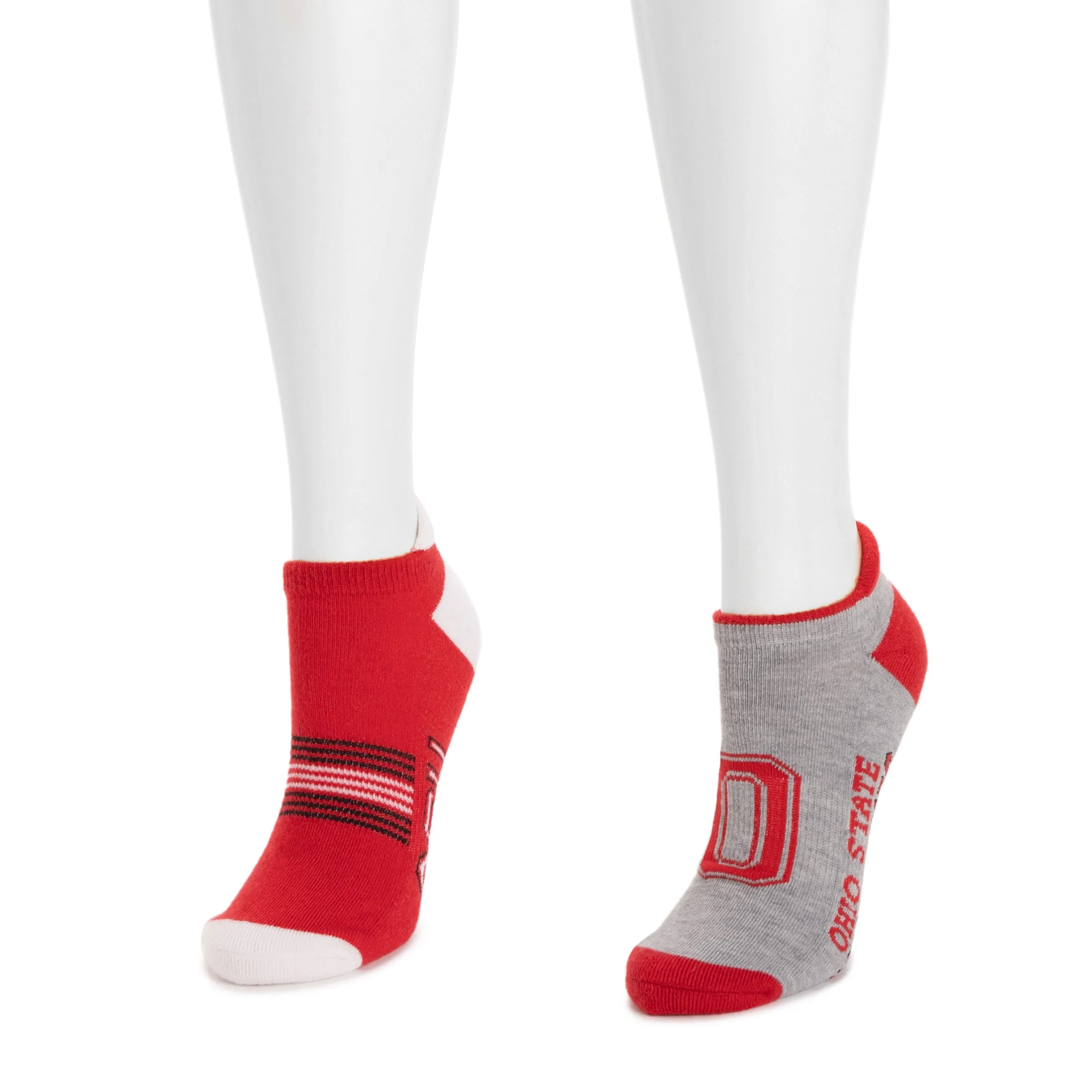 Ohio State Buckeyes GameDay Unisex Lowcut Socks 2 Pair Pack