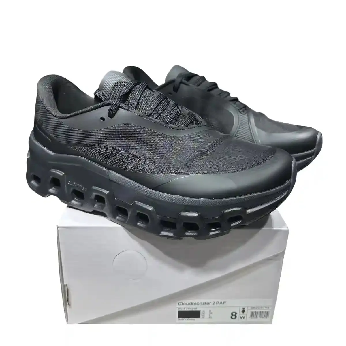 On Cloudmonster 2 Women's  Black x PAF Collaboration