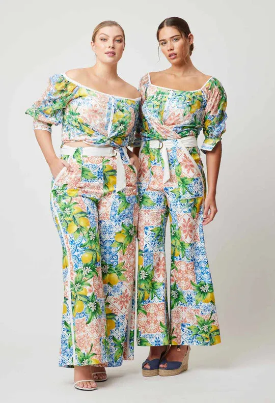 ONCE WAS GRACE PANT LIMONATA PRINT