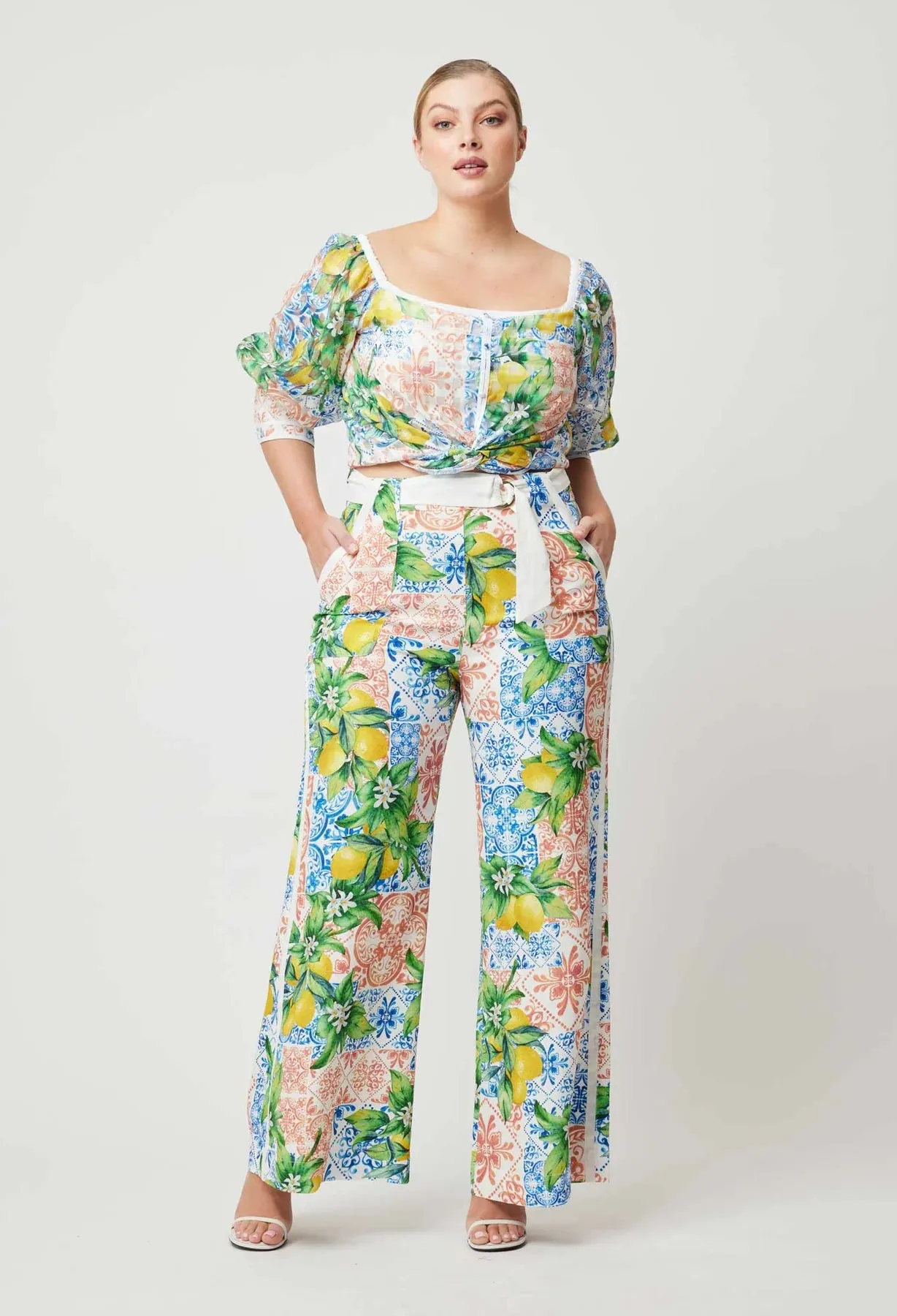 ONCE WAS GRACE PANT LIMONATA PRINT