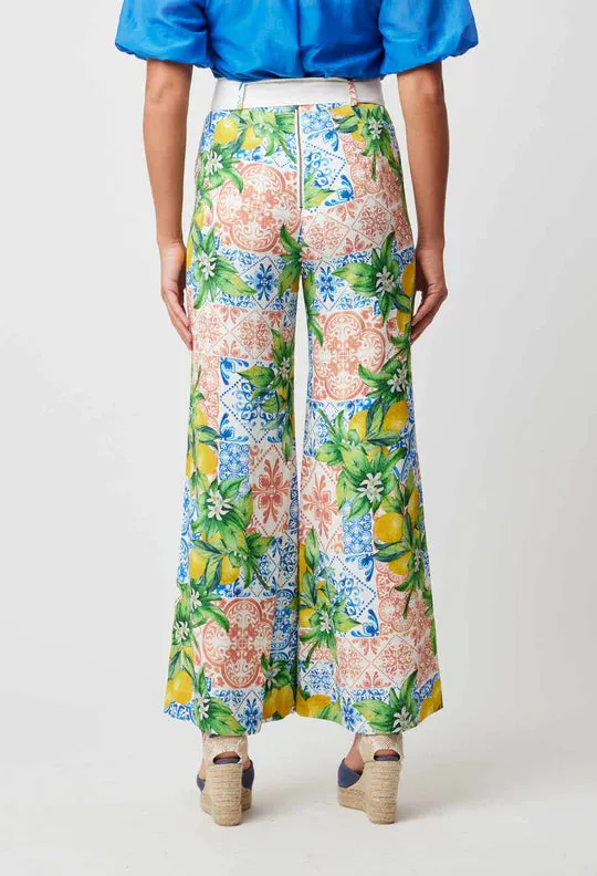 ONCE WAS GRACE PANT LIMONATA PRINT