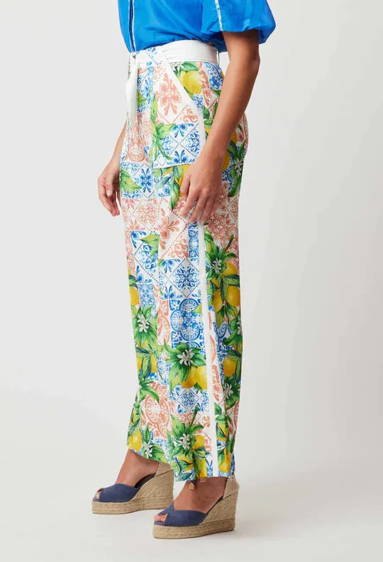 ONCE WAS GRACE PANT LIMONATA PRINT