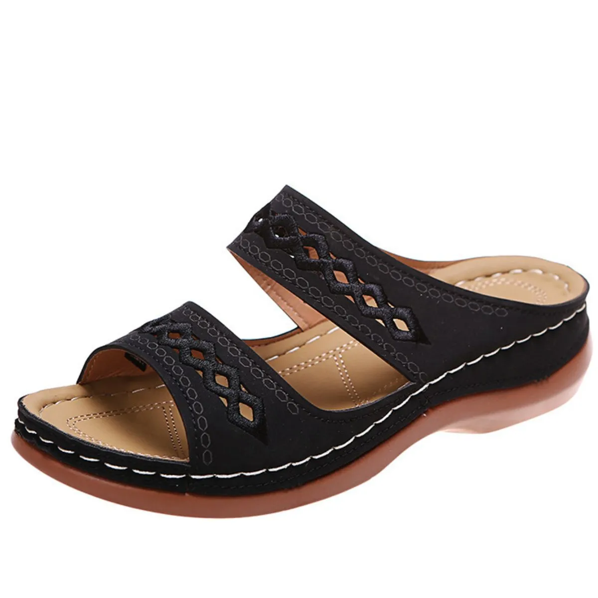 Open Toe Flats Sandals