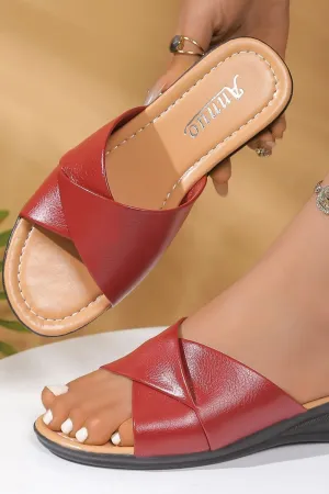 Open Toe Wedge Sandals
