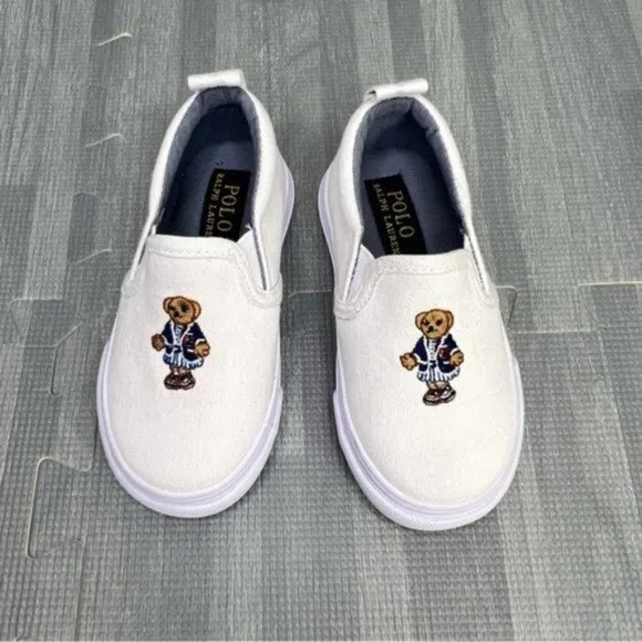 Polo Ralph Lauren Kids Carlee Bear Chino Sneaker