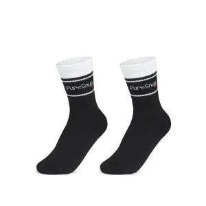 PureSnug Classic Crew Socks (Black)