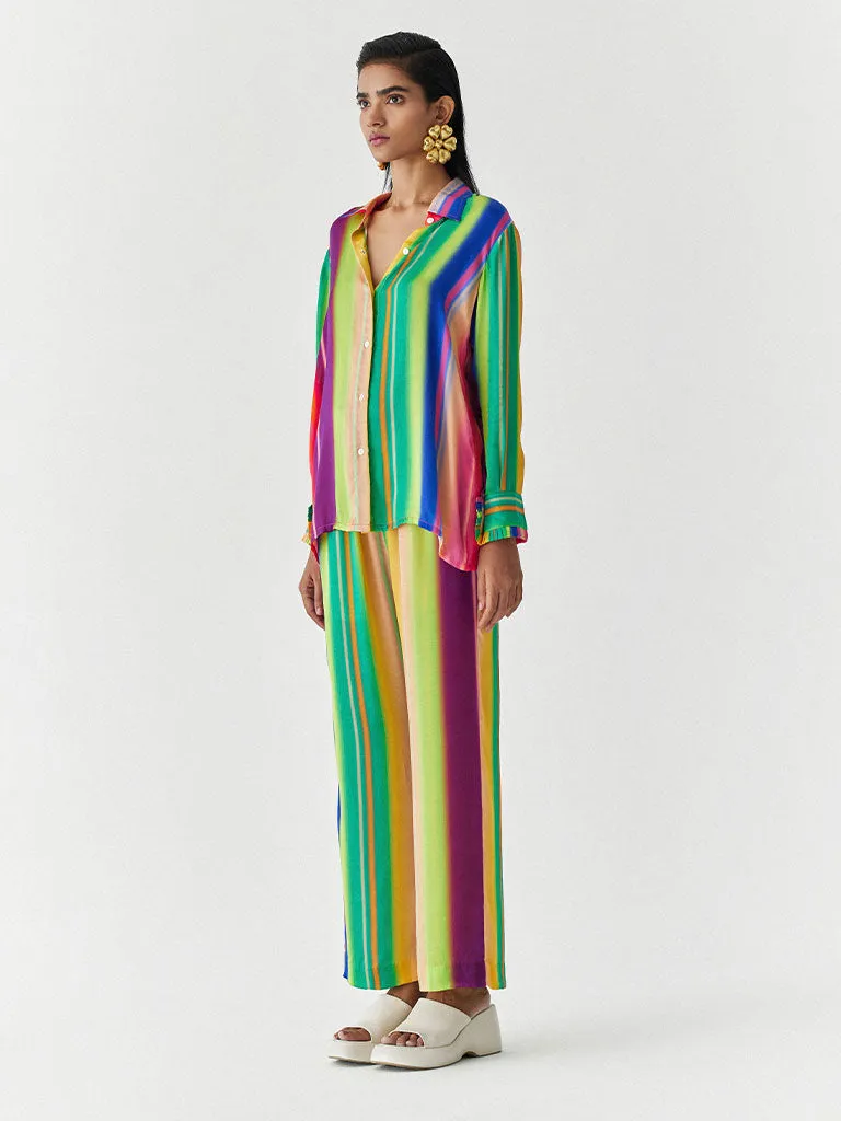 Rainbow Shirt & Trousers Co-ord Set