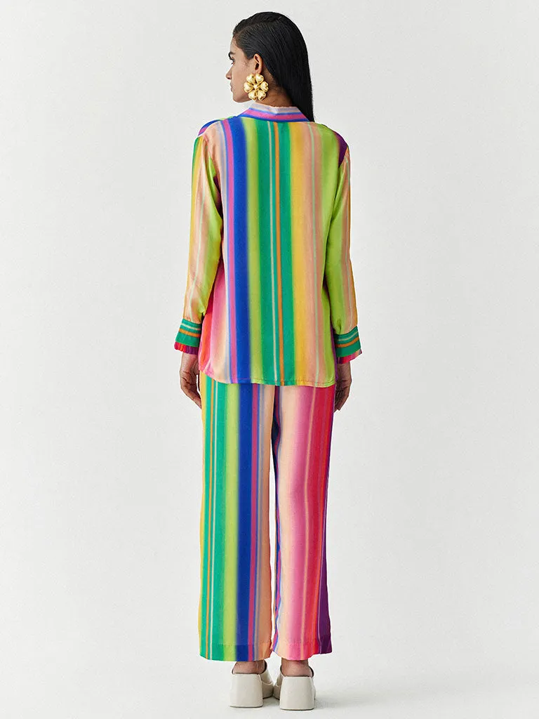 Rainbow Shirt & Trousers Co-ord Set
