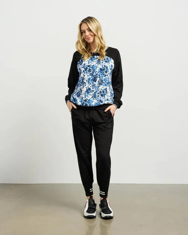 Ricki Top - Blue Laggon/Black