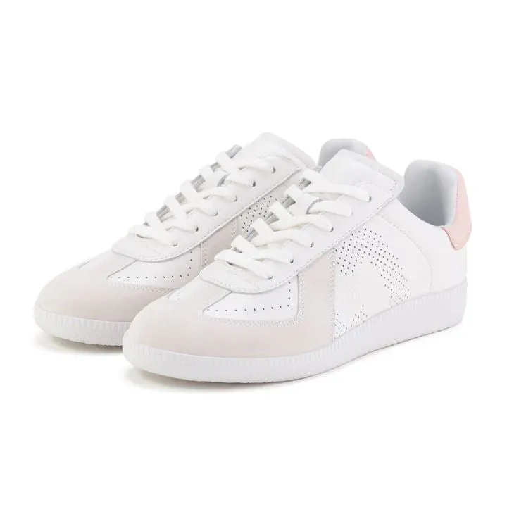 ROLLIE Pace Sneaker - White and Snow Pink