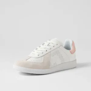 ROLLIE Pace Sneaker - White and Snow Pink