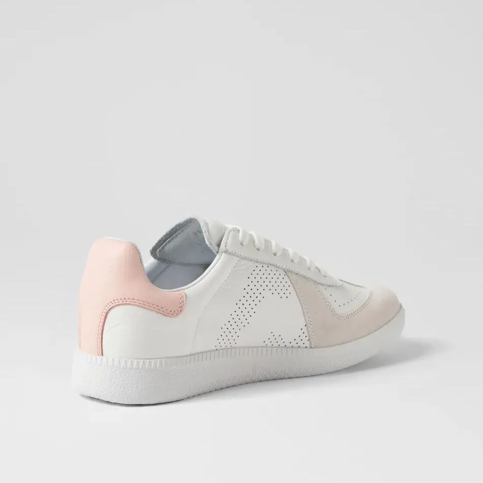 ROLLIE Pace Sneaker - White and Snow Pink