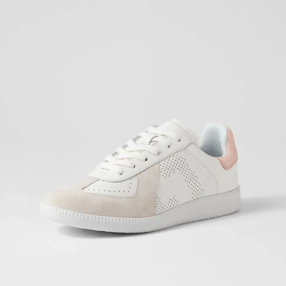 ROLLIE Pace Sneaker - White and Snow Pink