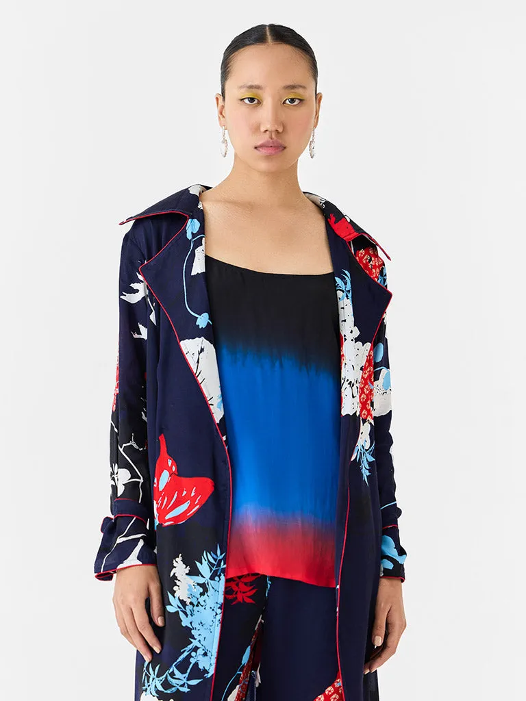Royal Ikigai Trench Coat & Pants Co-ord