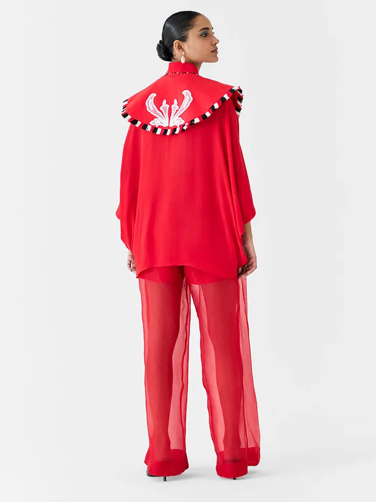 Ruby Batwing Shirt with Collar
