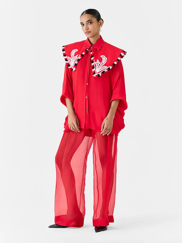 Ruby Organza Pants