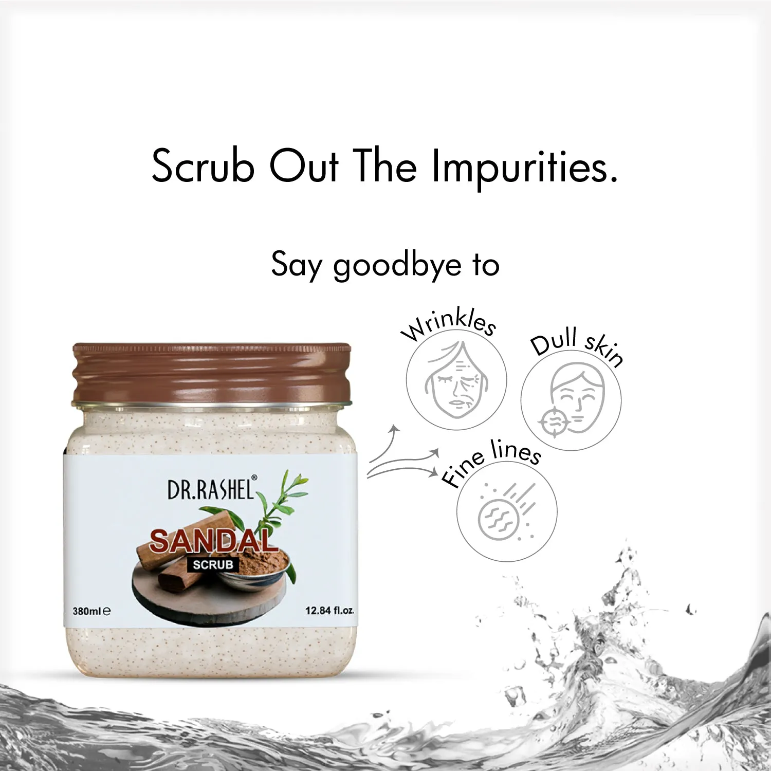 Sandal Scrub- 380 Ml