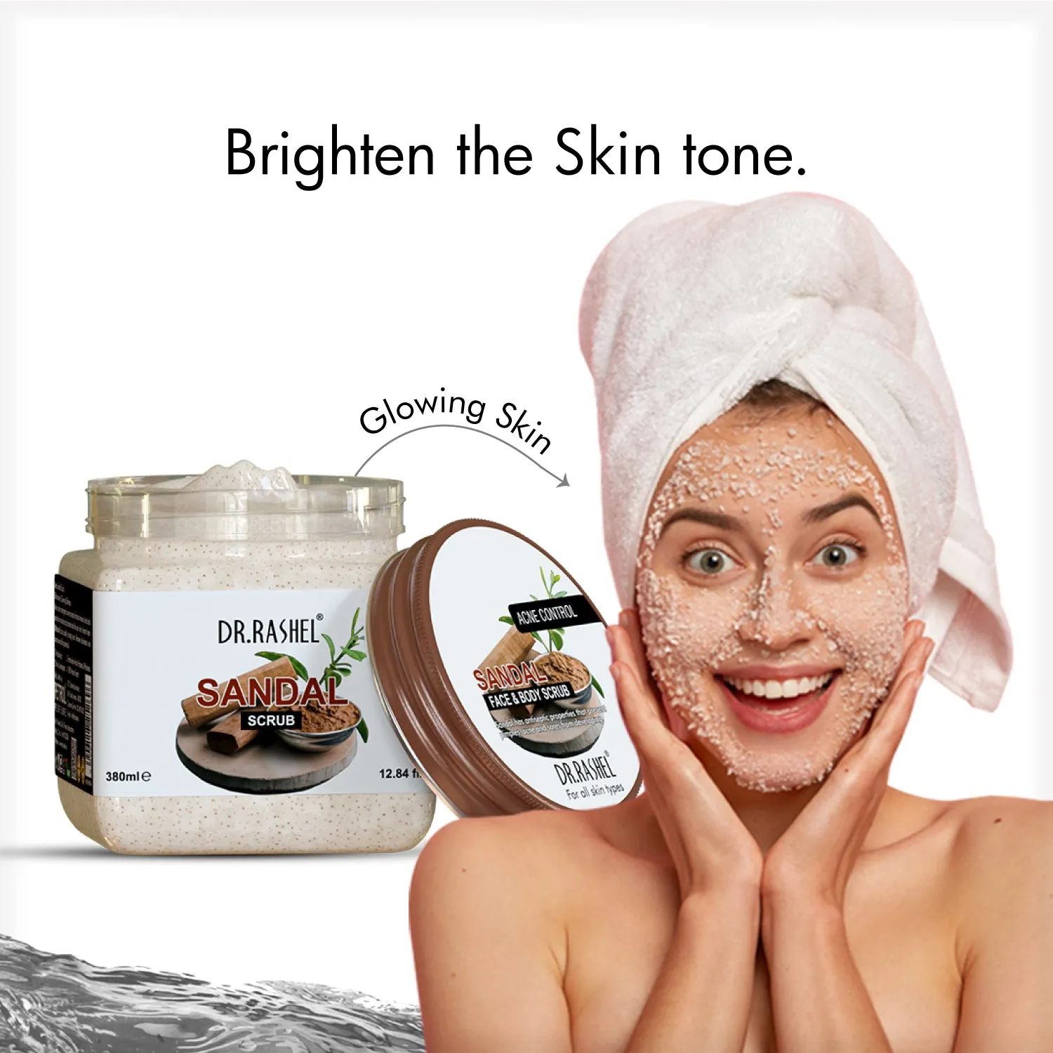 Sandal Scrub- 380 Ml