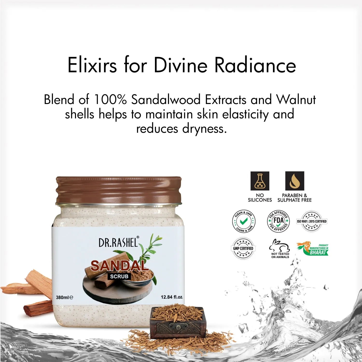 Sandal Scrub- 380 Ml