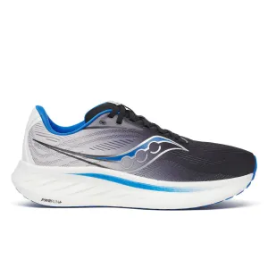 Saucony Men's Ride 18 Running Shoes Black/Skydiver