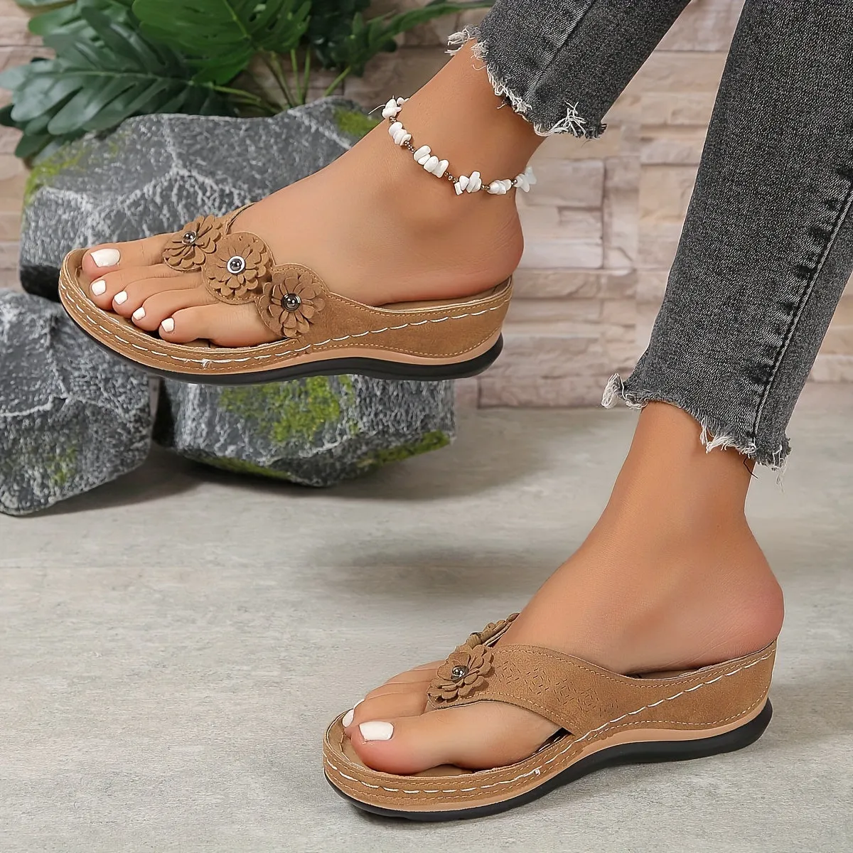 Sienna | Elegant Flower Sandals