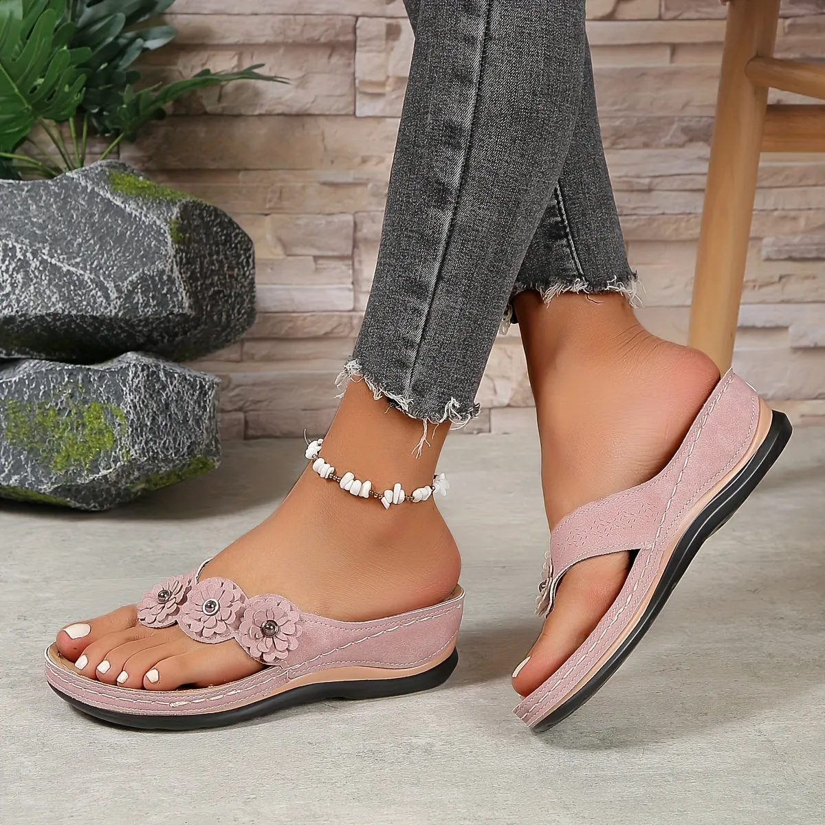 Sienna | Elegant Flower Sandals