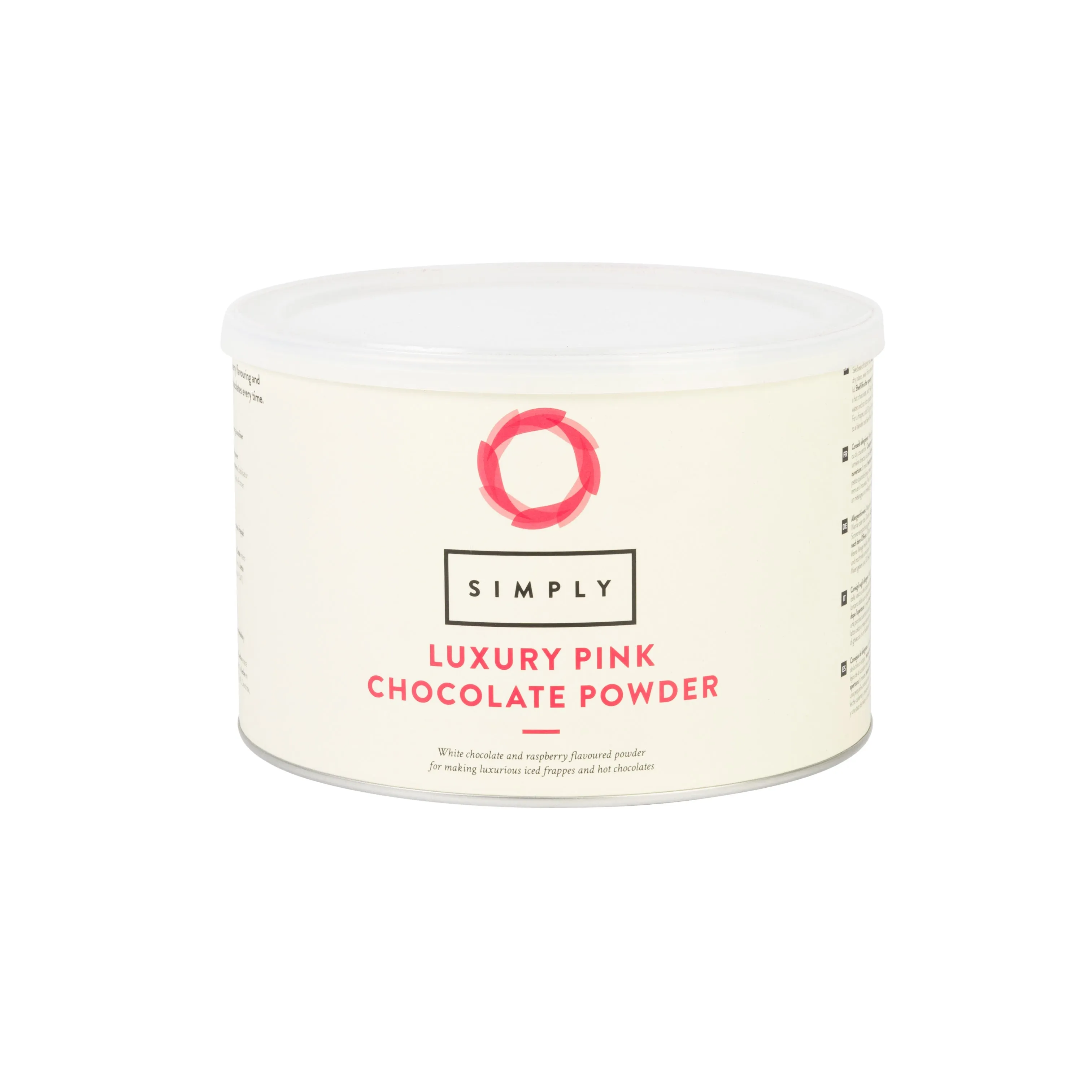 Simply Luxury Pink Chocolate Powder - 1kg Tin