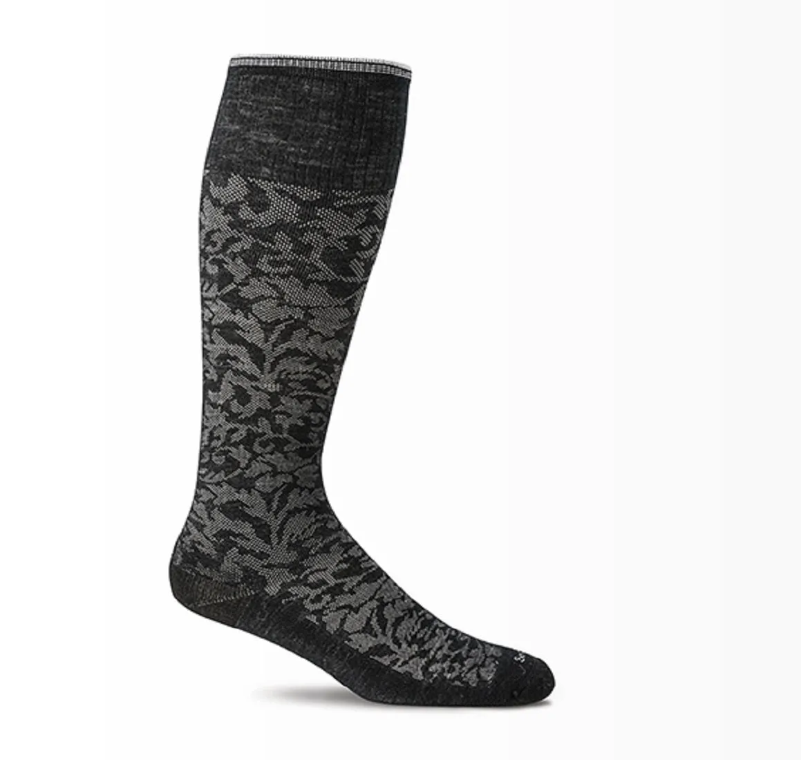 Sockwell Damask - Black