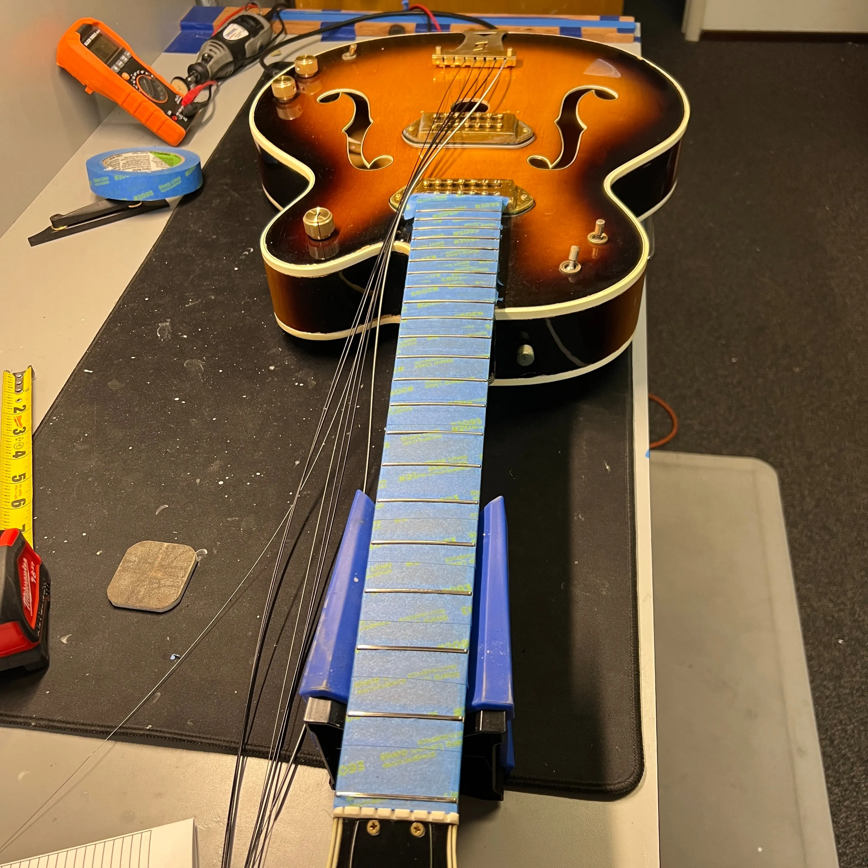 SOLD - Gretsch Van Eps 7 String 1969 Sunburst