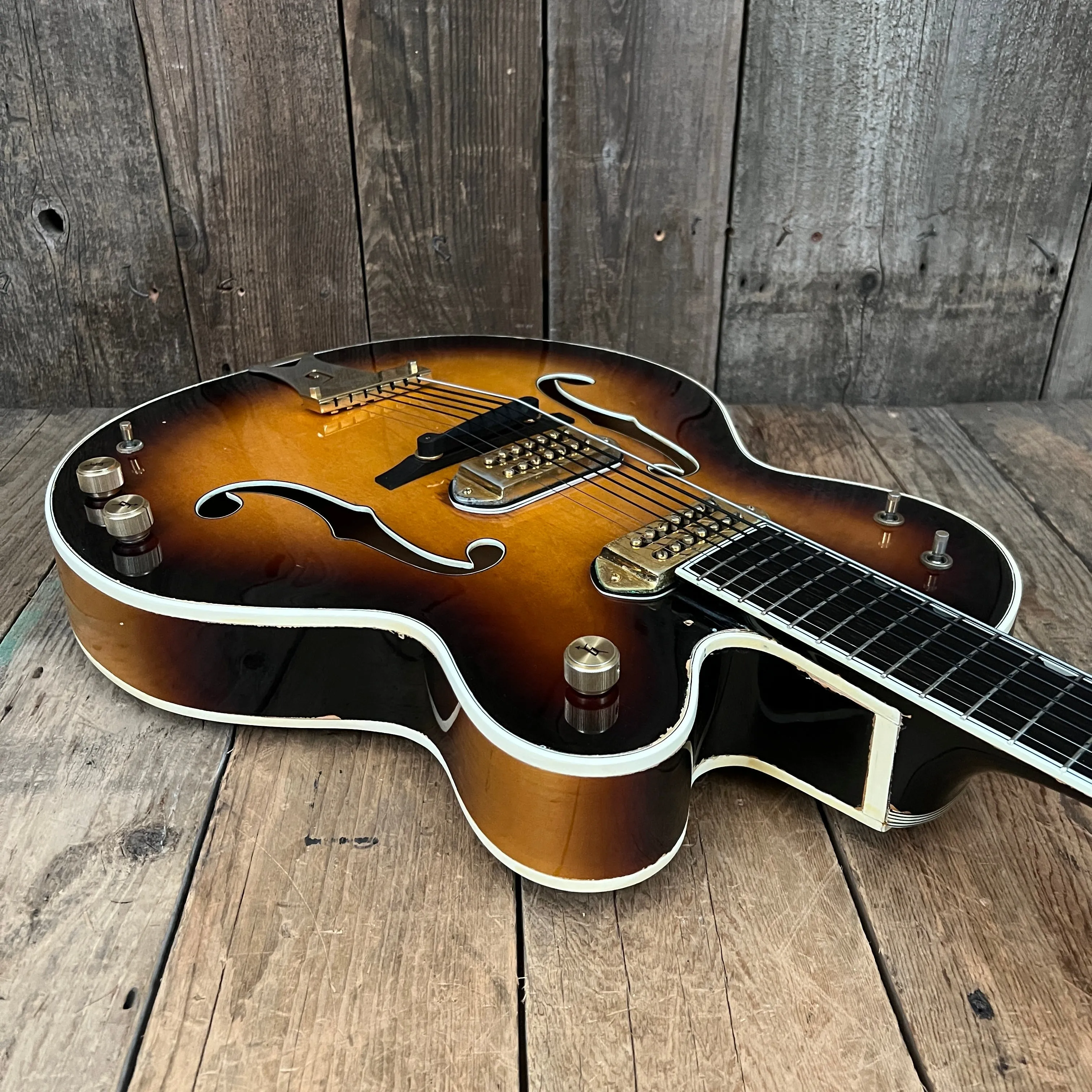 SOLD - Gretsch Van Eps 7 String 1969 Sunburst