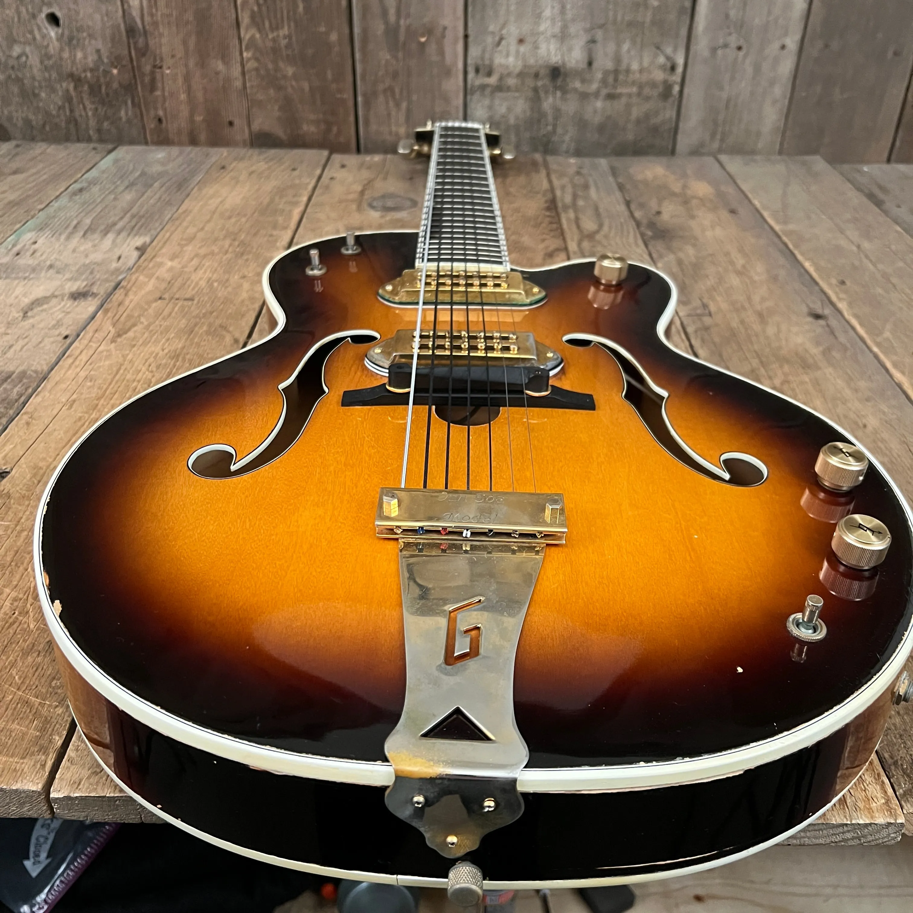 SOLD - Gretsch Van Eps 7 String 1969 Sunburst