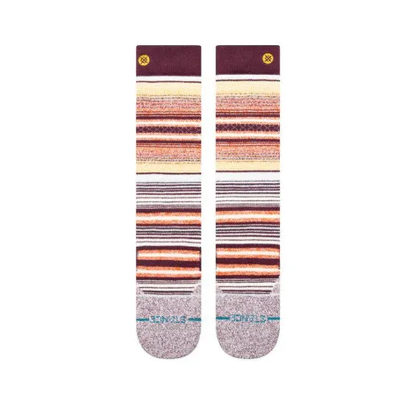 Stance - Curren OTC Snowboard Socks - Ruby Wine NEW FOR 2025 SALE