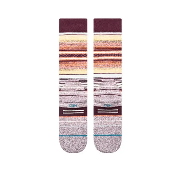 Stance - Curren OTC Snowboard Socks - Ruby Wine NEW FOR 2025 SALE