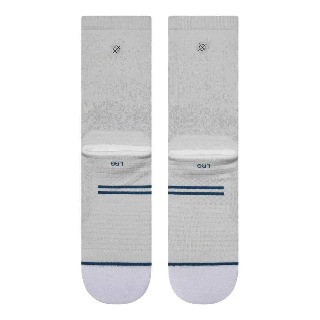 Stance Run Light Crew Socks - White