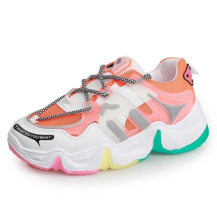 Student mesh soft running shoes