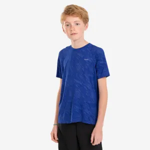 T-Shirt running ultra léger Enfant - KIPRUN Light 900 marine vert