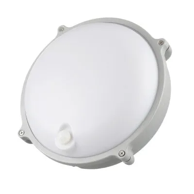 Timeguard LEDBHR25WPIR 25W 2000Lm Round Die Cast Bulkhead c/w PIR