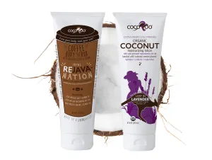 Total ReJAVAnation Coffee Scrub & Lost in Lavender Coconut Oil Moisturizer